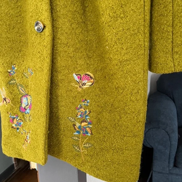 Sundance Wool blend fairy whimsical peacoat - Picture 6 of 14